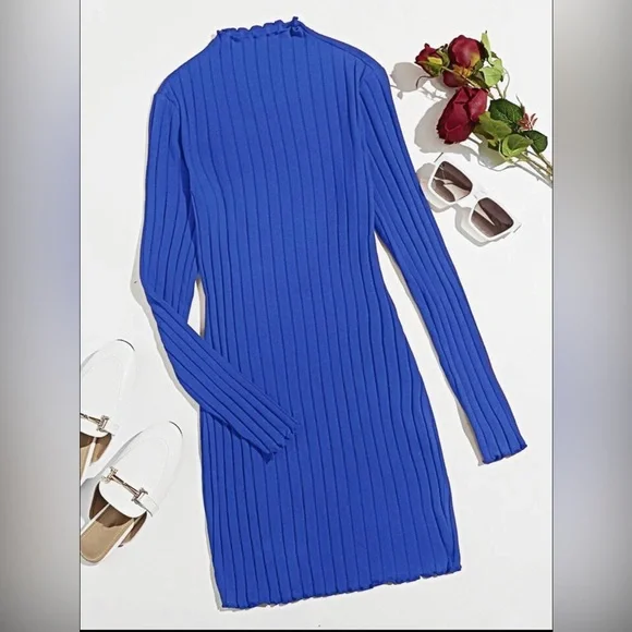 SHEIN | Dresses | Blue Casual Bodycon Dress Shein | Poshmark SHEIN | Dresses | Blue Casual Bodycon Dress Shein | Poshmark